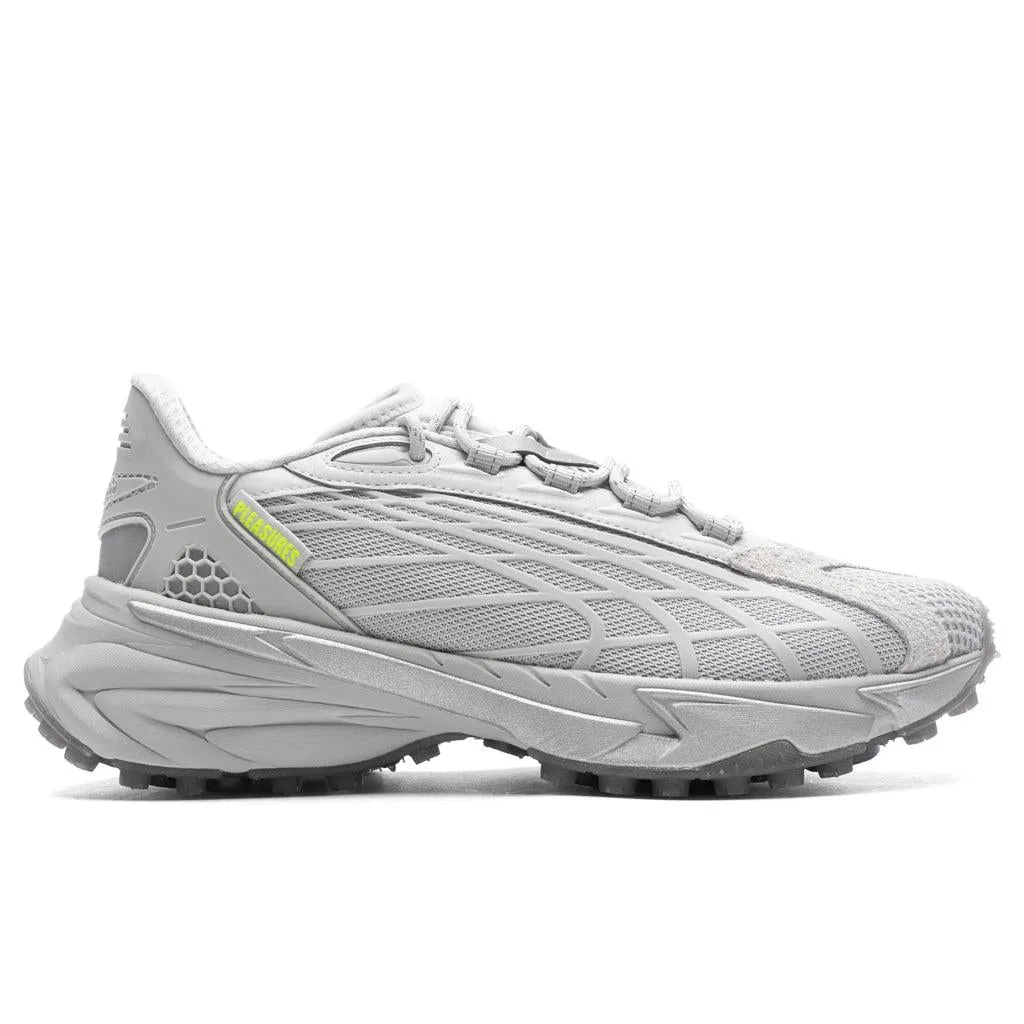 Puma x Pleasures Spirex Glacial Cool Light Grey 396037-02 Shoe Sneaker Trainer