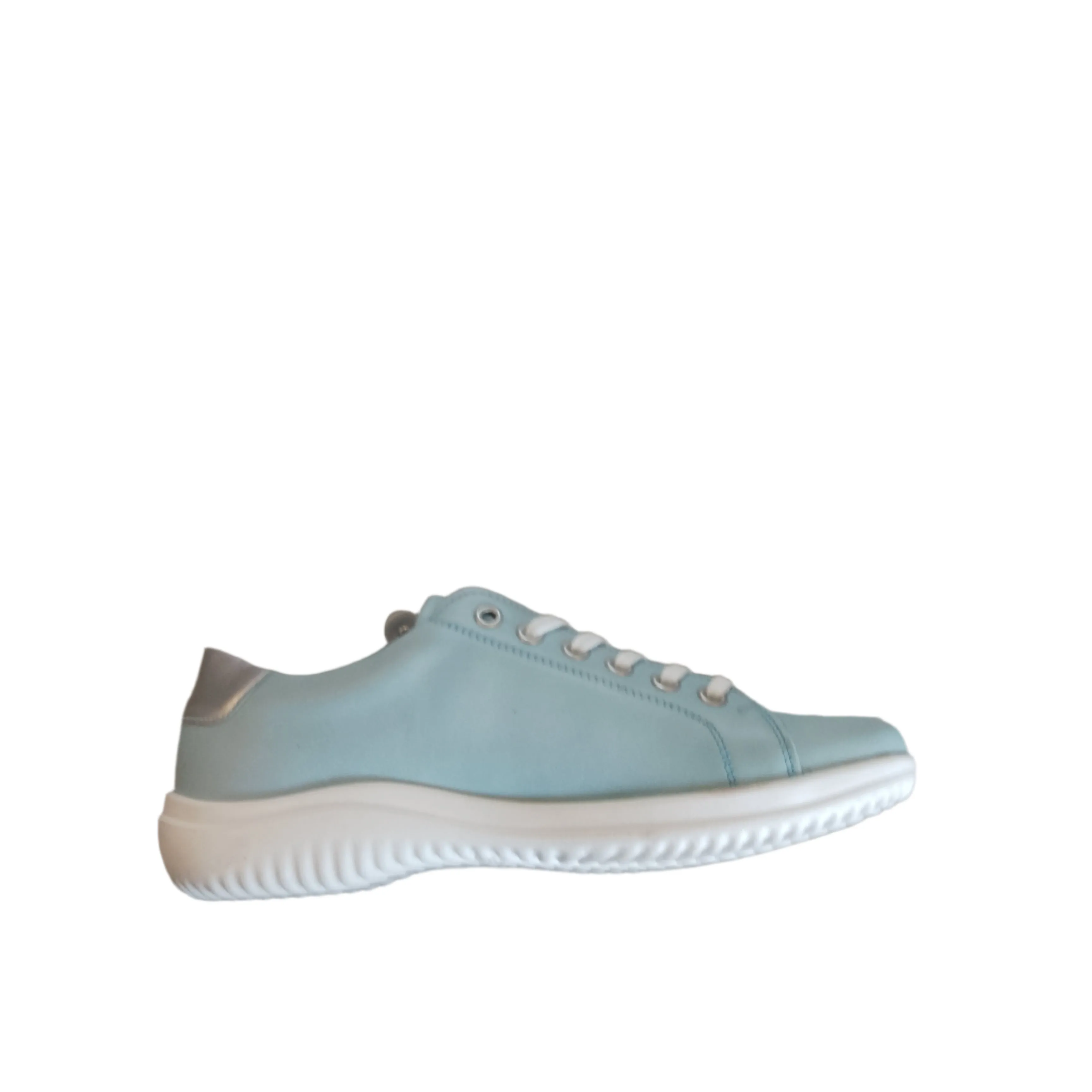 Remonte Pale Blue Leather Trainer
