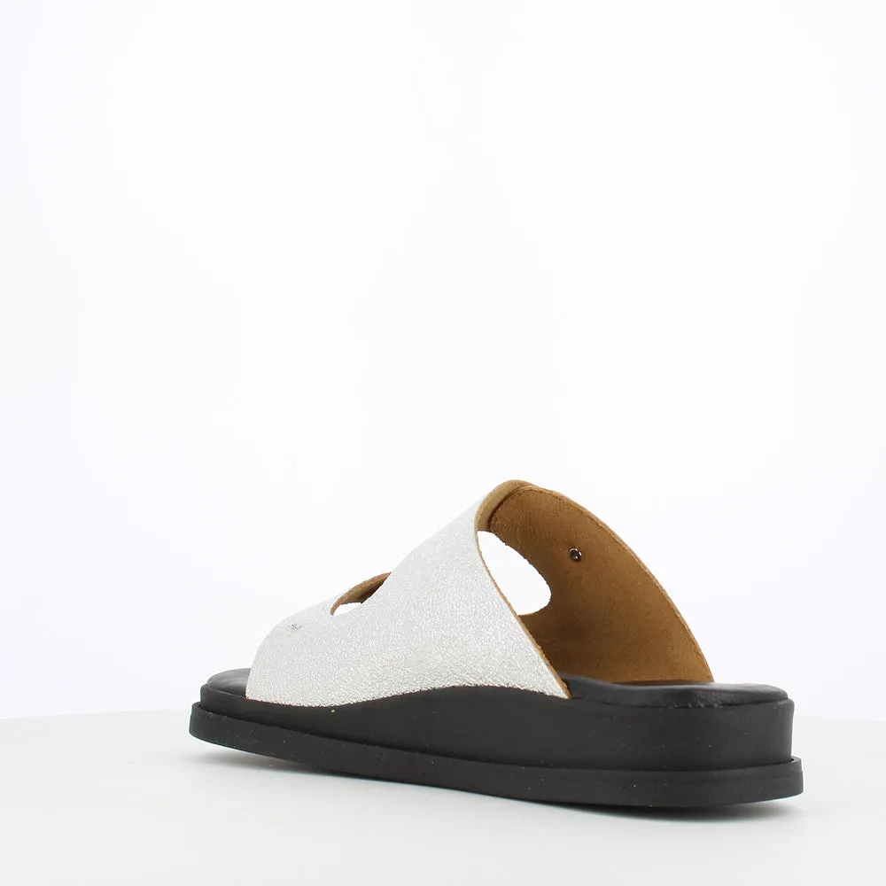 Rizzoli Buckle Sandal Silver