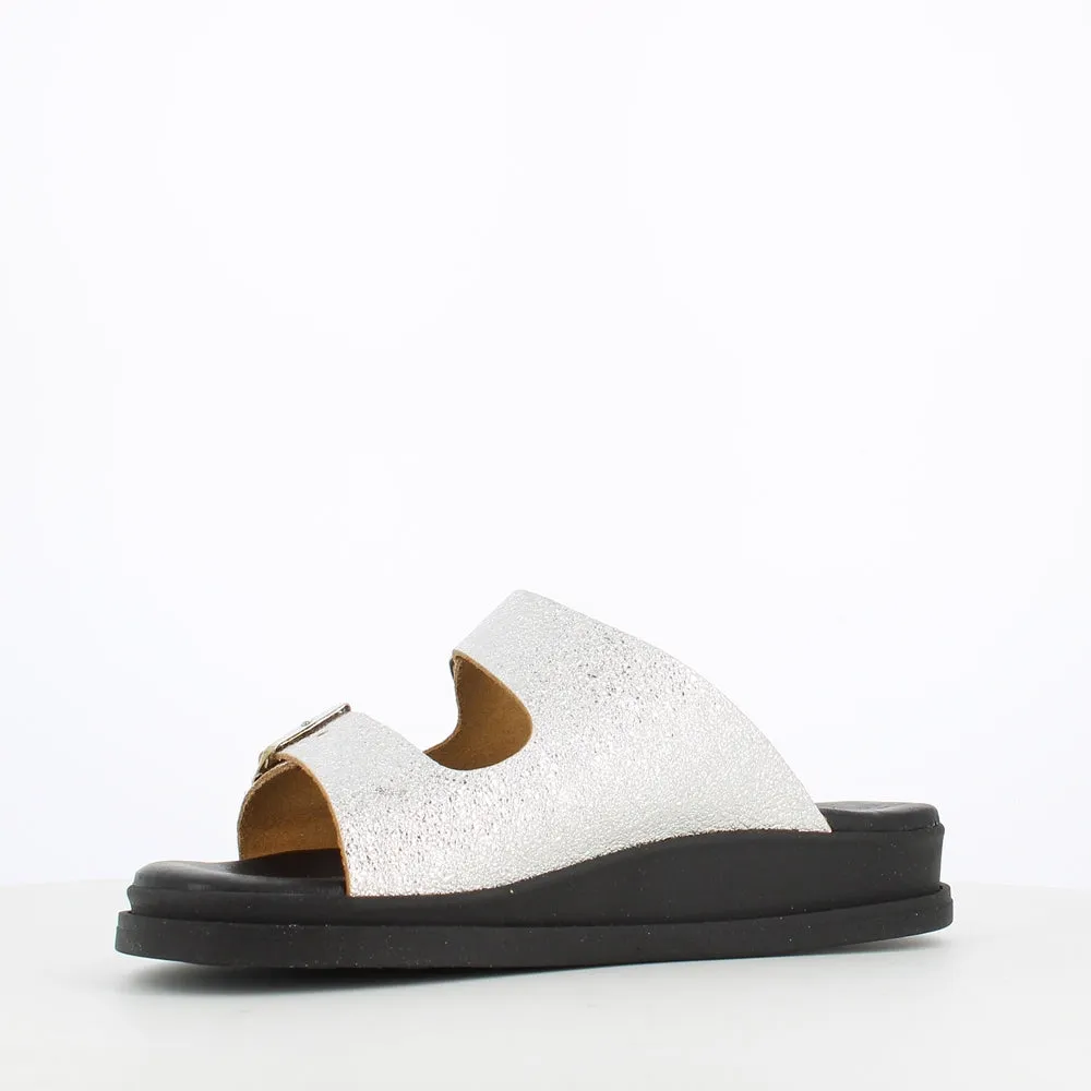 Rizzoli Buckle Sandal Silver