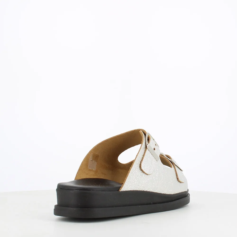 Rizzoli Buckle Sandal Silver
