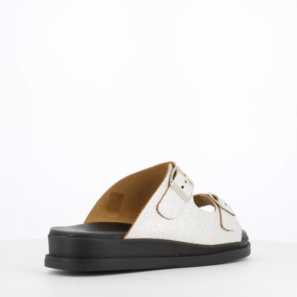 Rizzoli Buckle Sandal Silver