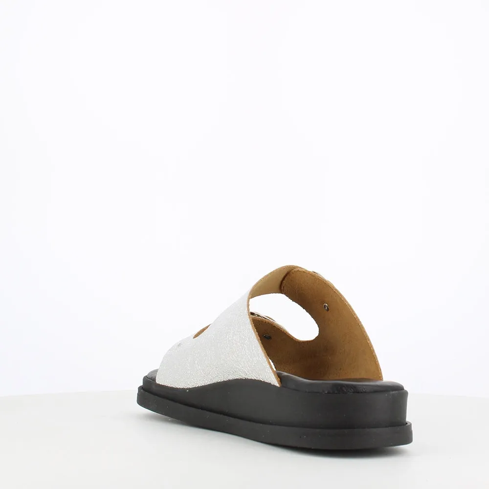 Rizzoli Buckle Sandal Silver