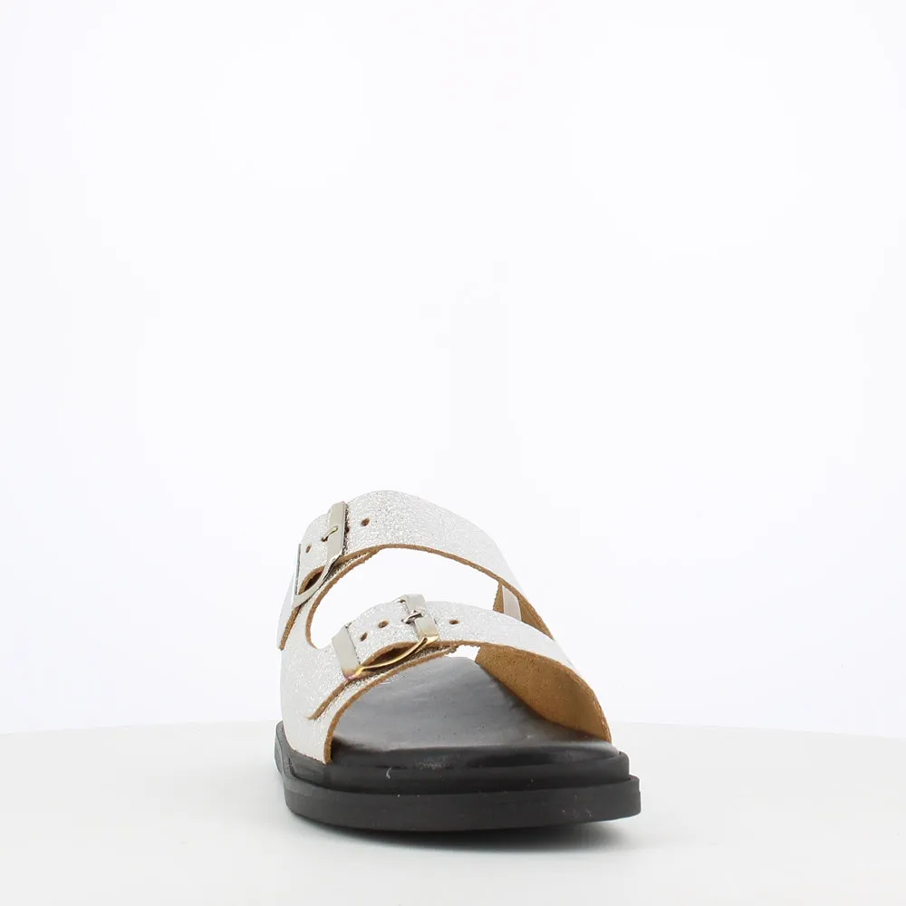 Rizzoli Buckle Sandal Silver