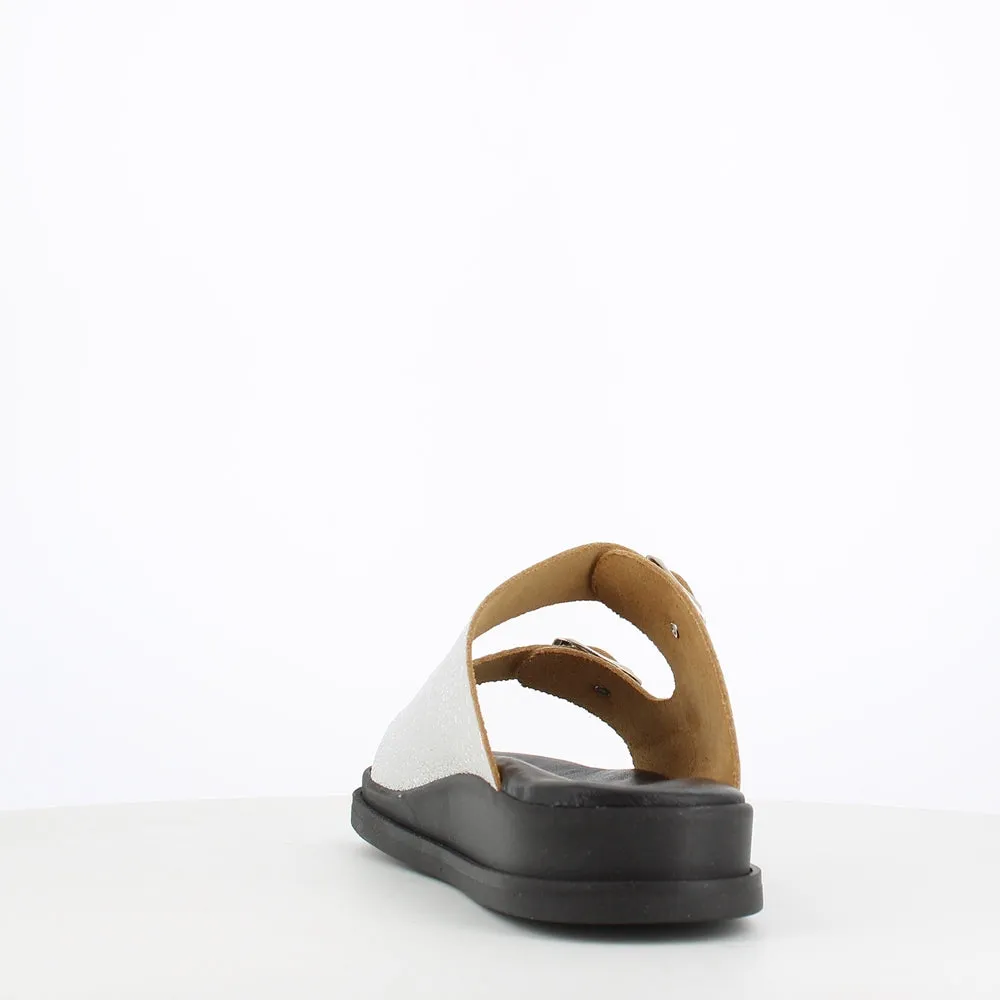 Rizzoli Buckle Sandal Silver