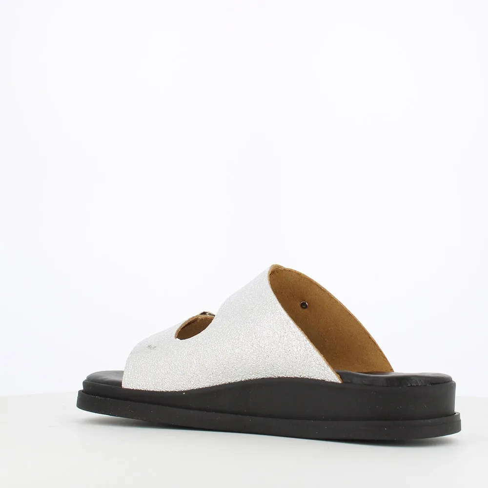 Rizzoli Buckle Sandal Silver
