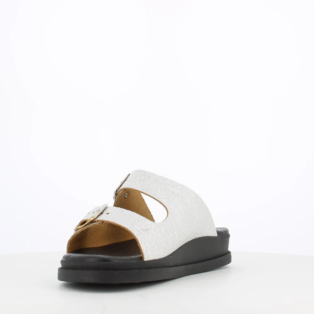 Rizzoli Buckle Sandal Silver