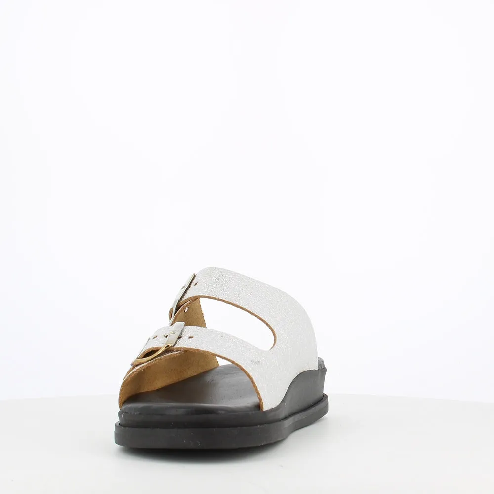 Rizzoli Buckle Sandal Silver