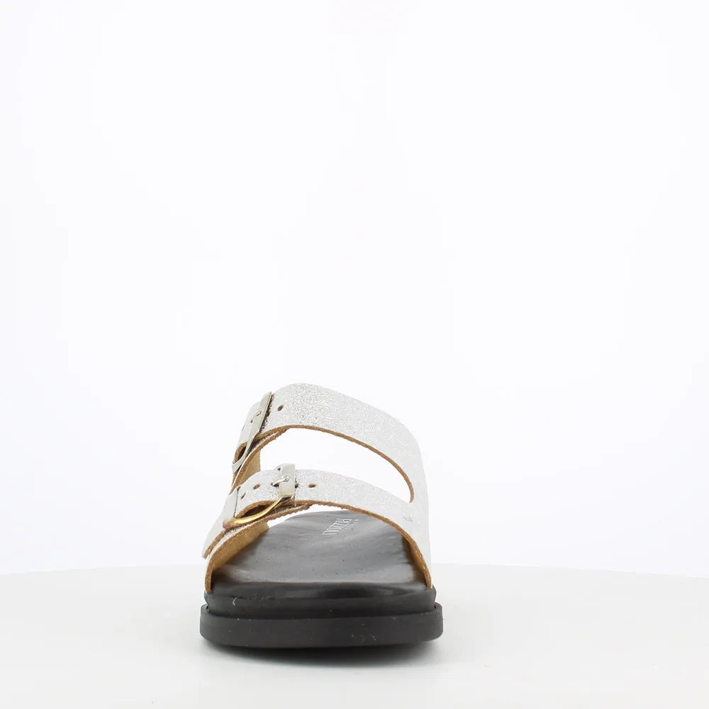 Rizzoli Buckle Sandal Silver