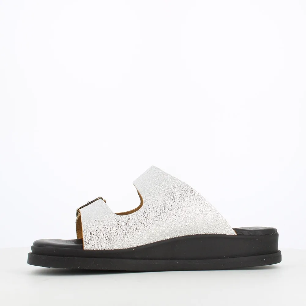 Rizzoli Buckle Sandal Silver