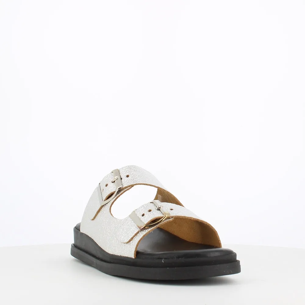 Rizzoli Buckle Sandal Silver