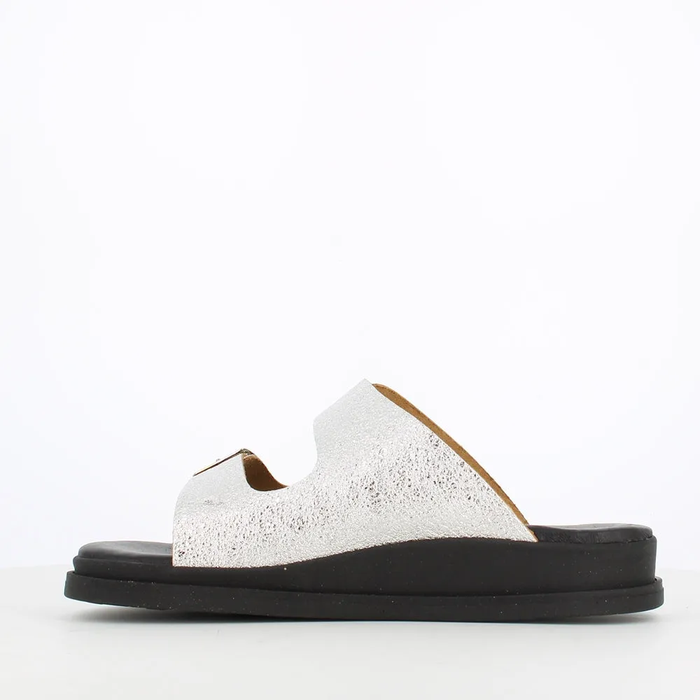 Rizzoli Buckle Sandal Silver