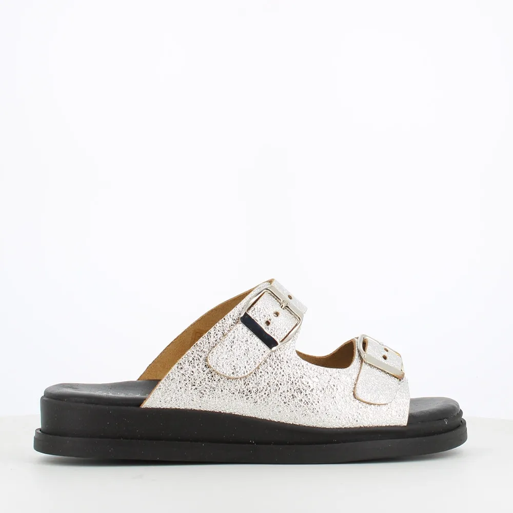 Rizzoli Buckle Sandal Silver