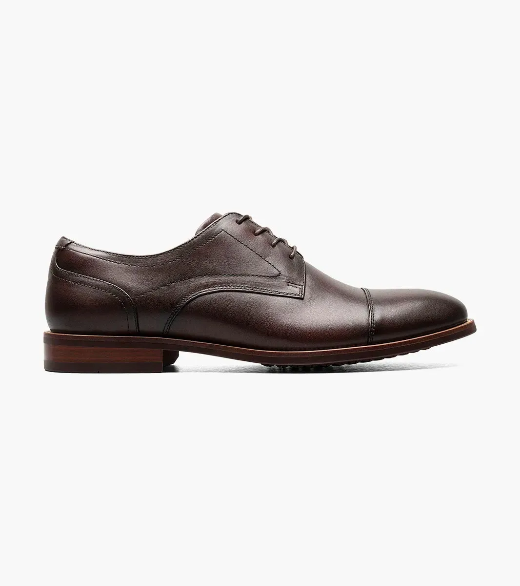 Rucci Cap Toe Oxford-Brown | Florsheim