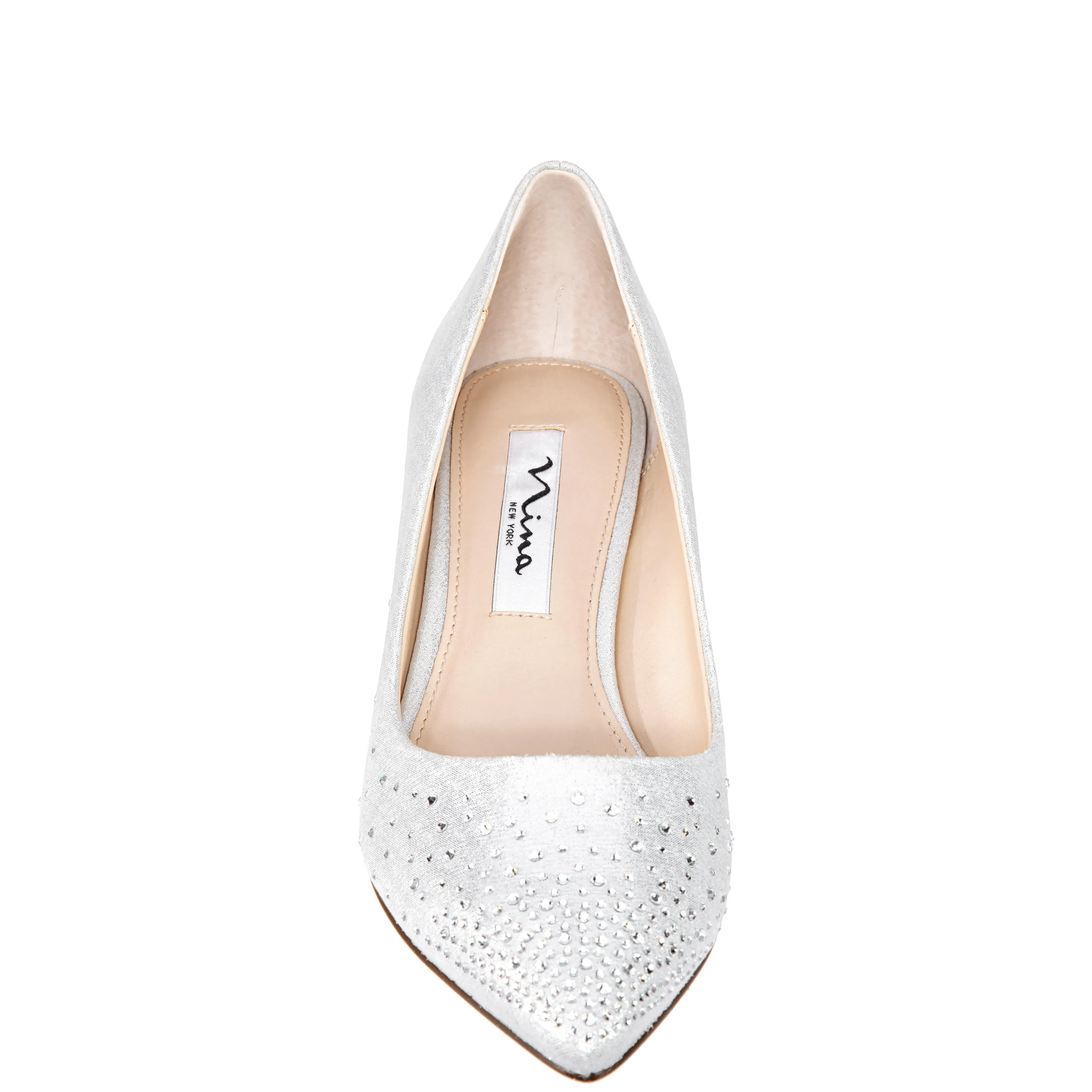 SAWYER-TRUE SILVER REFLECTIVE SUEDETTE