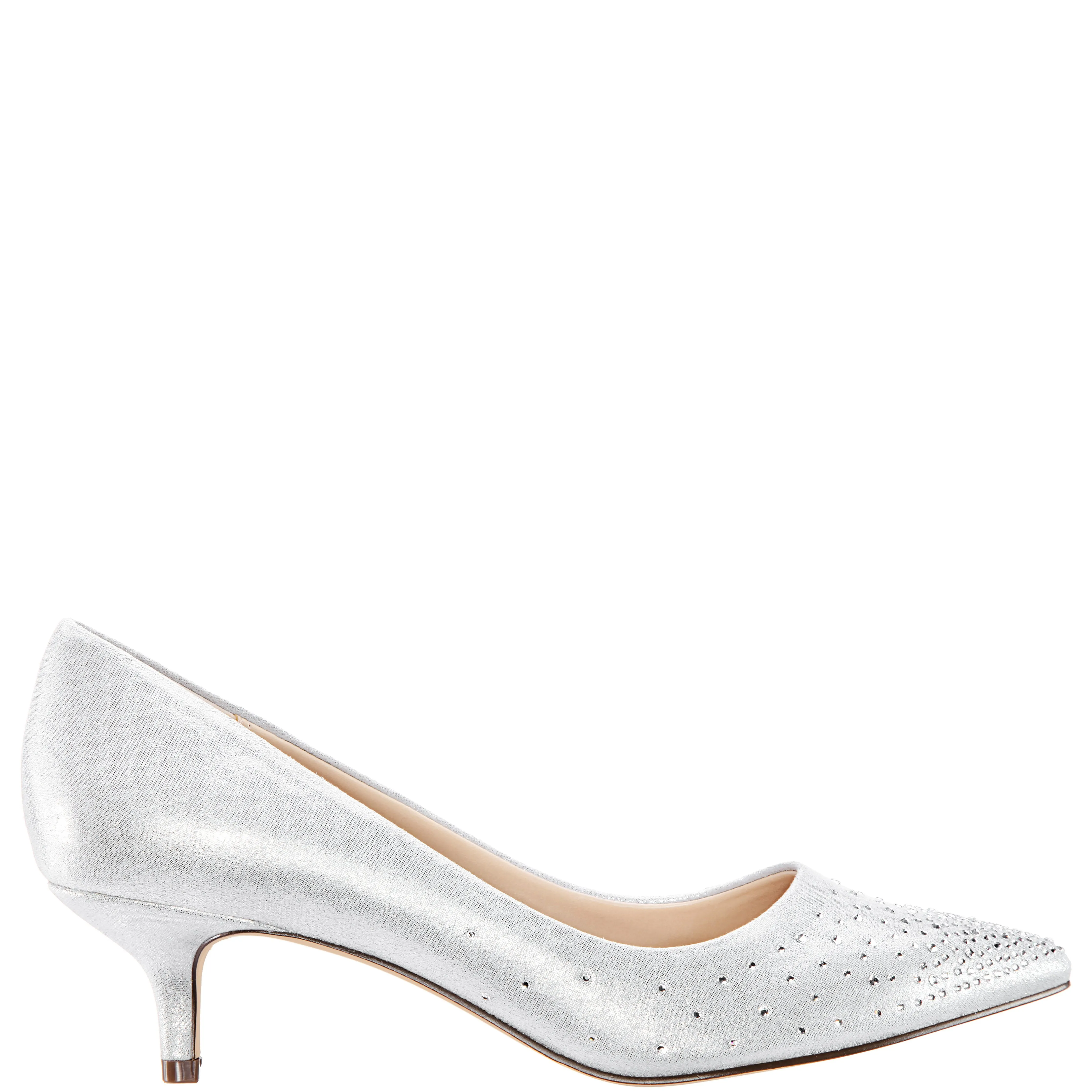 SAWYER-TRUE SILVER REFLECTIVE SUEDETTE
