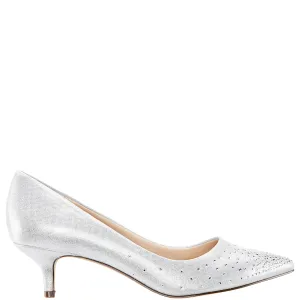 SAWYER-TRUE SILVER REFLECTIVE SUEDETTE
