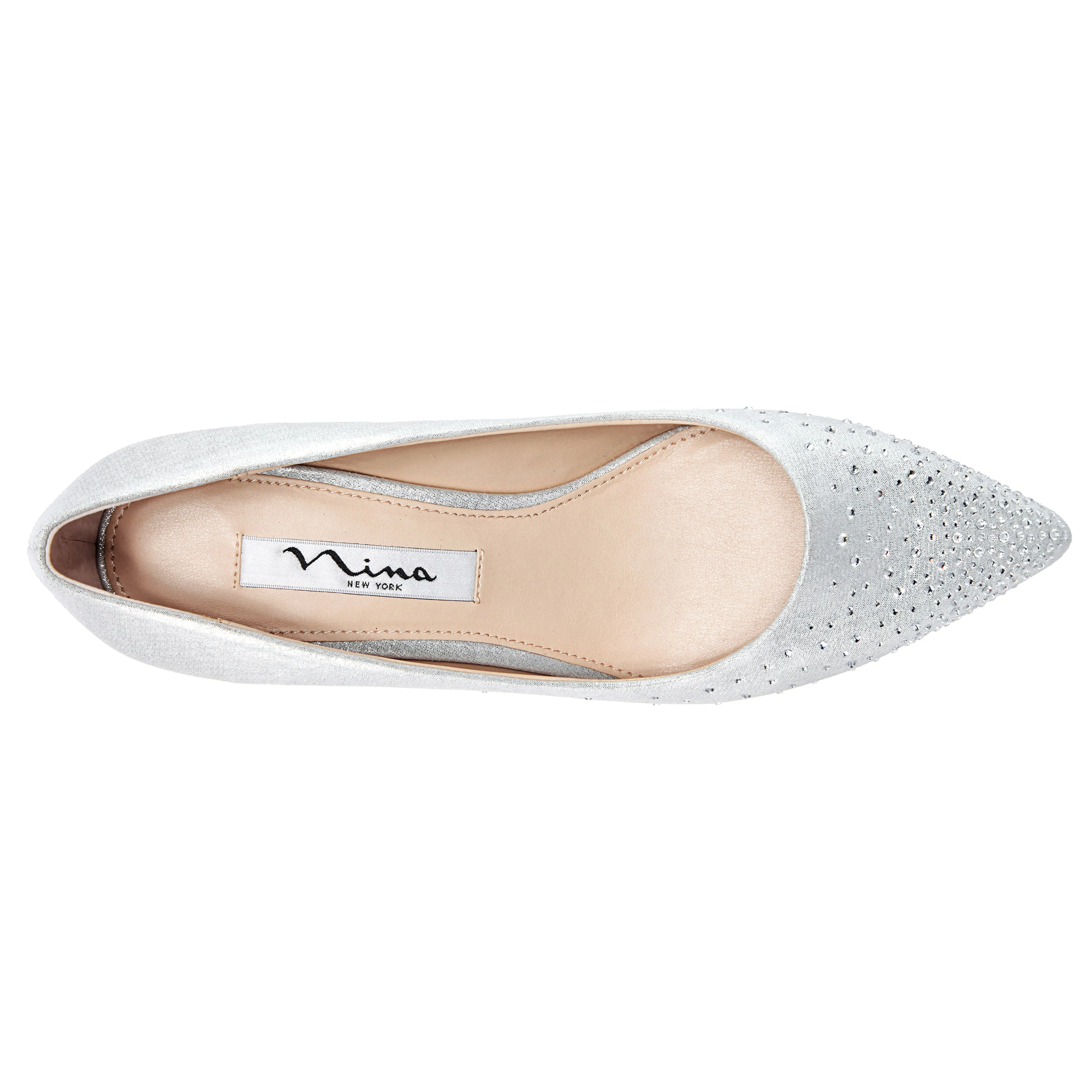 SAWYER-TRUE SILVER REFLECTIVE SUEDETTE