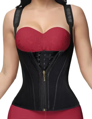 SHAPSHE Waist Trainer for Women, Tummy Control Sports Girdle, Workout Body Shaper with Adjustable Shoulder Strap