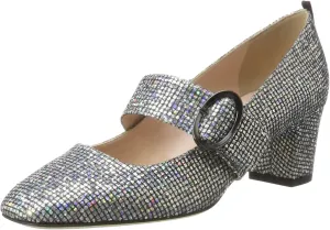 SJP by Sarah Jessica Parker Women's Tartt Round Toe Mary Jane Block Heel