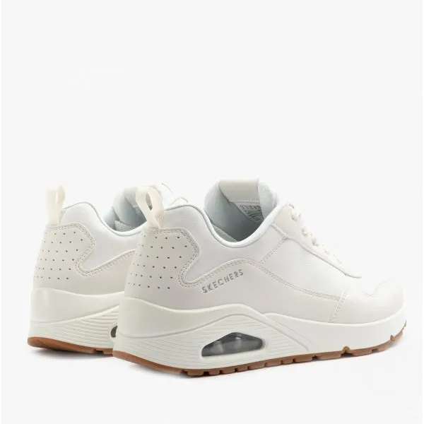 Skechers 232152/WHT UNO Mens Casual Trainers White