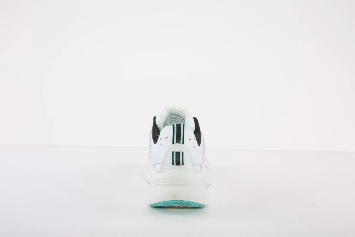 SKECHERS :D'LUX WALKER-INFINITE MOTION TRAINER - WHITE/BLACK
