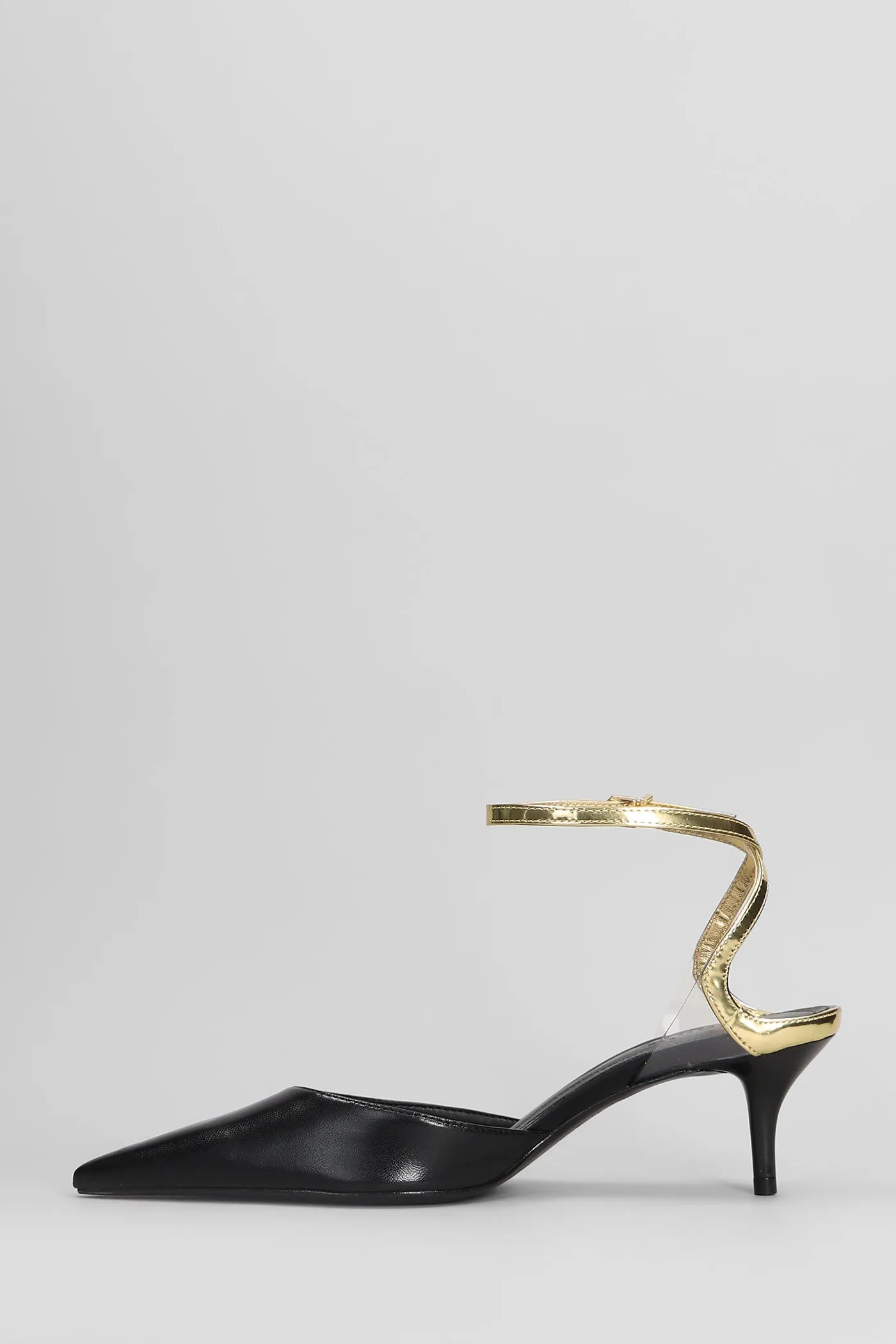 Skye Pump Mid Pumps in black leather
