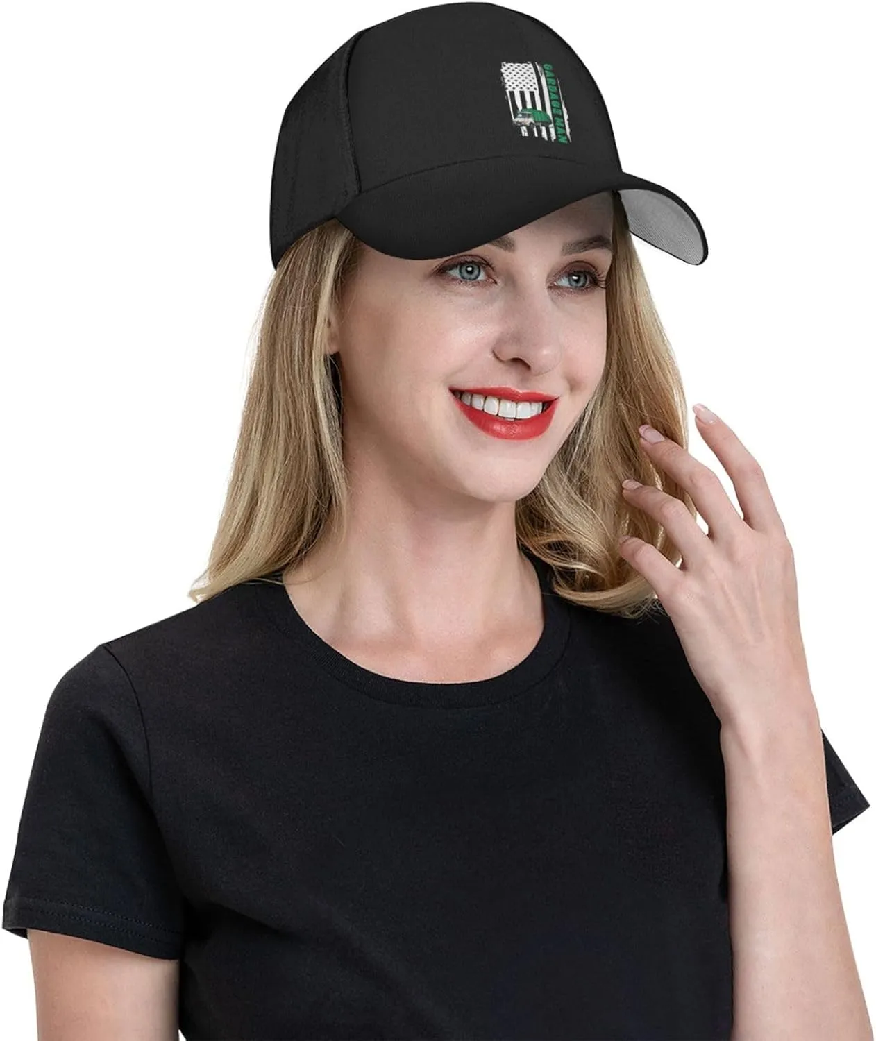 Sorry I'm Late I Saw A Garbage Truck Funny Garbage Truck Baseball Hats for Men and Women Adjustable Trucker Hat Baseball Cap