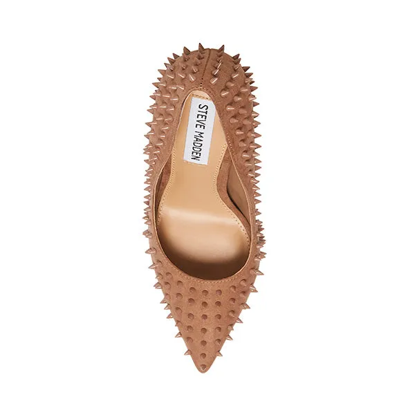 Stiletto Steve Stud Dress Pumps Madden Printed Vala-S High Toe Award-winning Responsive service Mocha Pointed