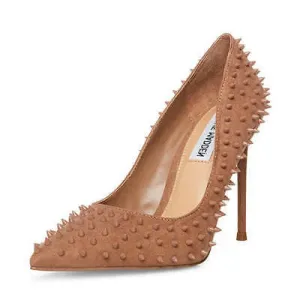 Stiletto Steve Stud Dress Pumps Madden Printed Vala-S High Toe Award-winning Responsive service Mocha Pointed