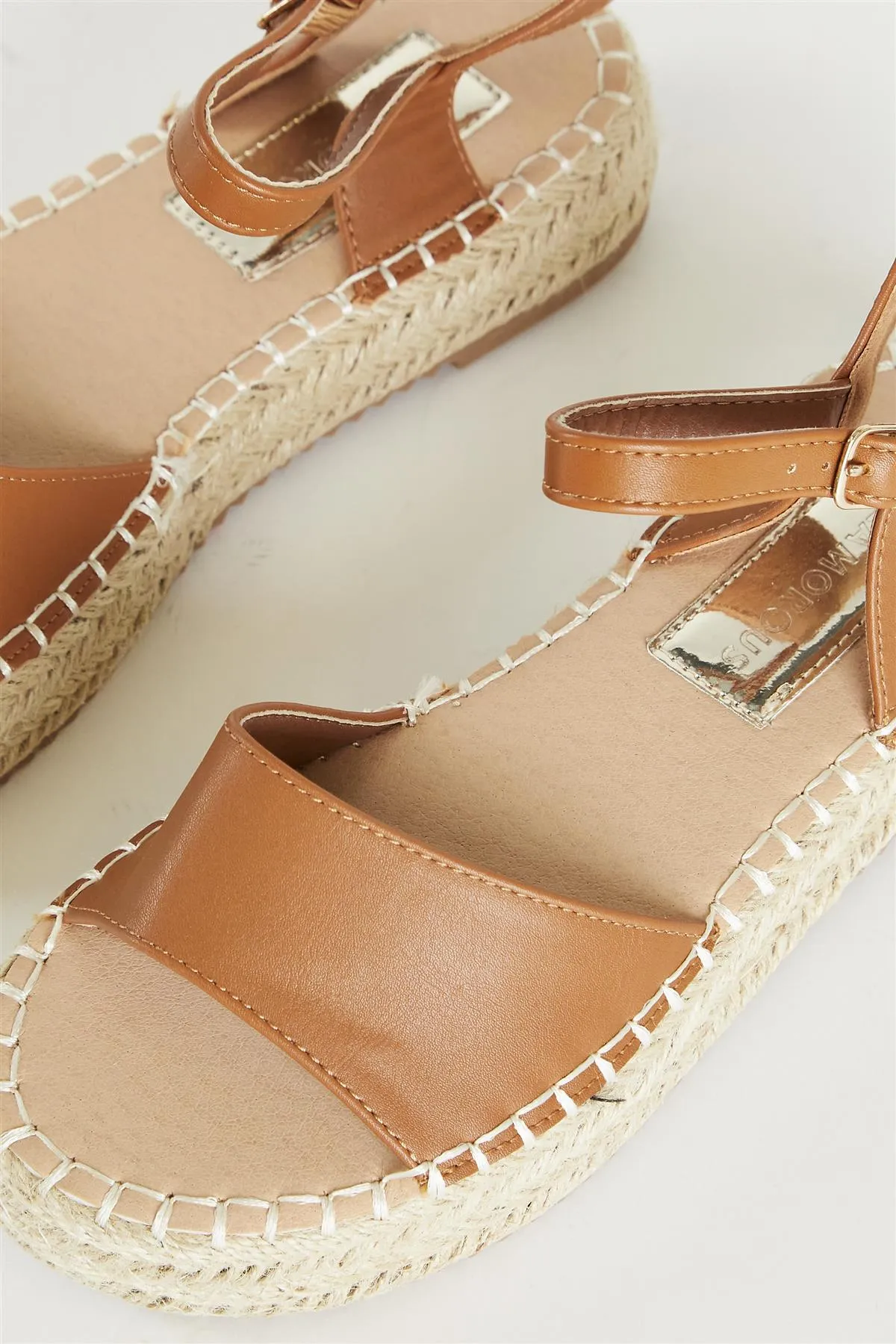 Tan Open Toe Sandal