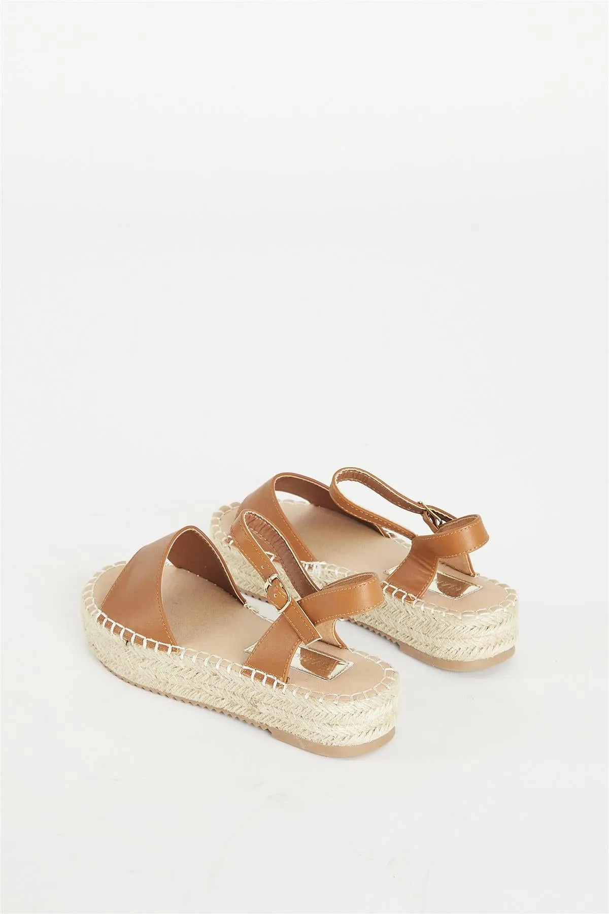 Tan Open Toe Sandal
