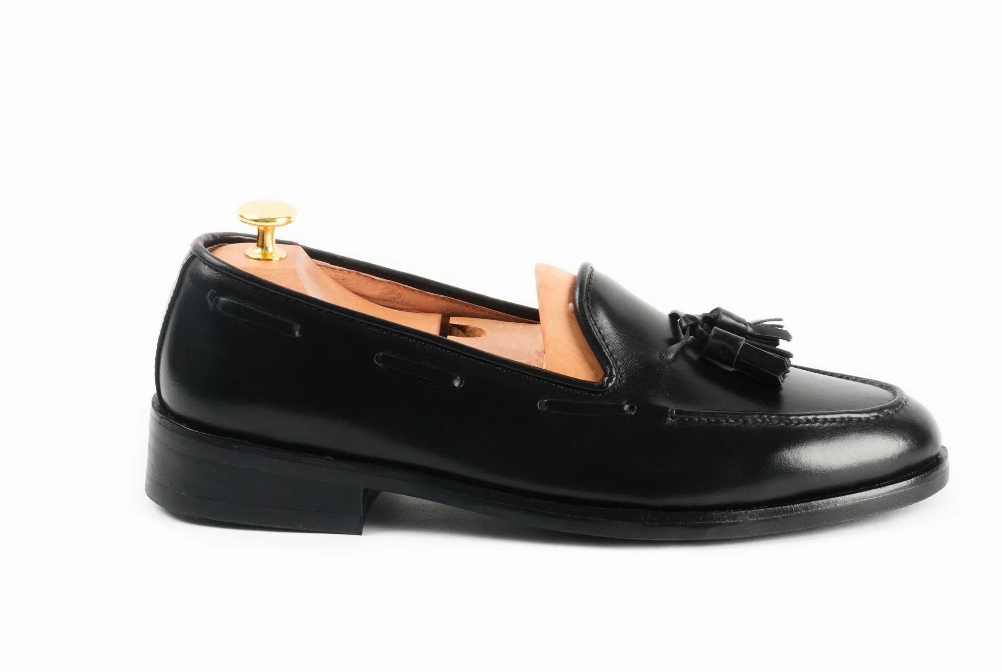 The Grand Tassel Loafer - Black Noir