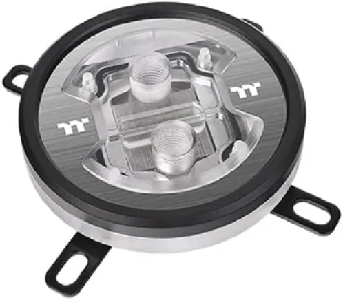 Thermaltake Pacific Tough C360 DDC Hard Tube Liquid Cooling KIT/Tough Fan/ W7 Non-RGB Water Block / PR22-DDC Pump & Reservoir Combo for a Non-RGB Build, CL-W306-CU12BL-A,Black