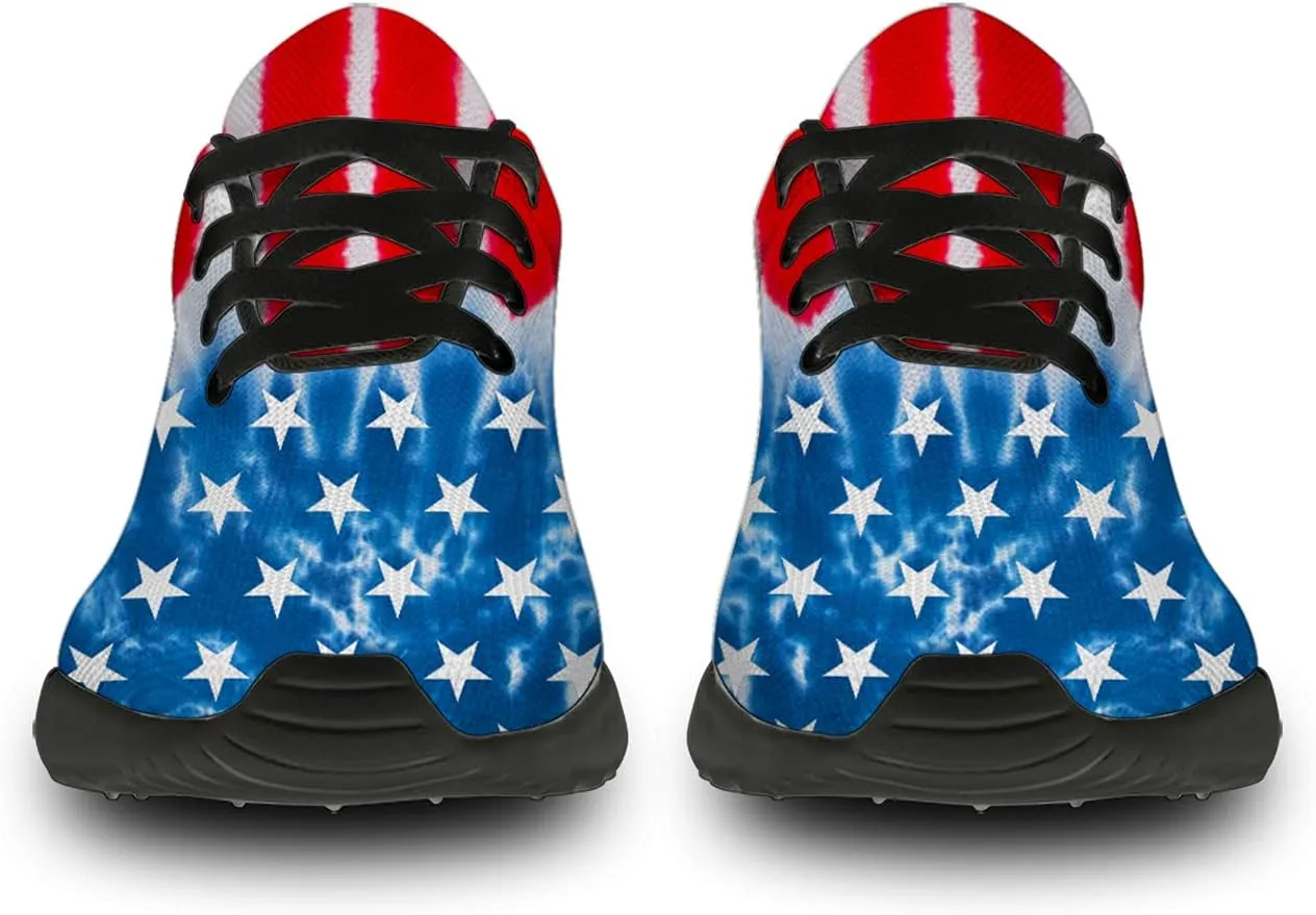 Tie Dye Shoes for Women Men Running Shoes Womens Mens Walking Tennis Sneakers Comfortable Sport Jogging Shoes Gifts