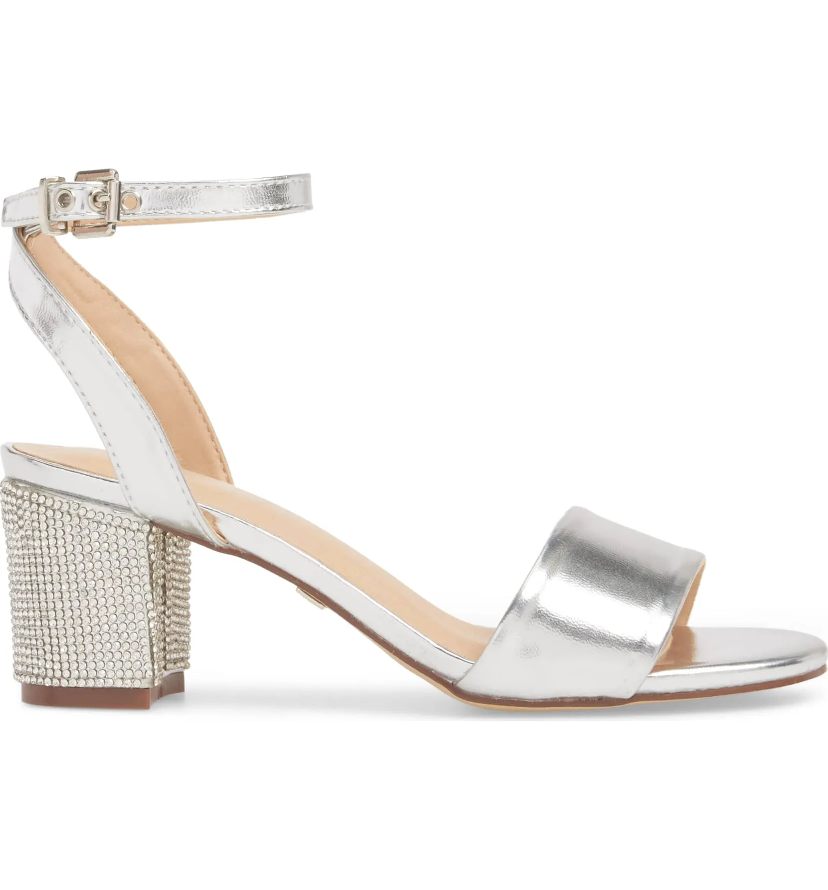 Toe Silver Jamie Open Sandal Formal Dress Low Block Time-saving Heel Lauren Pumps Lorraine Only today