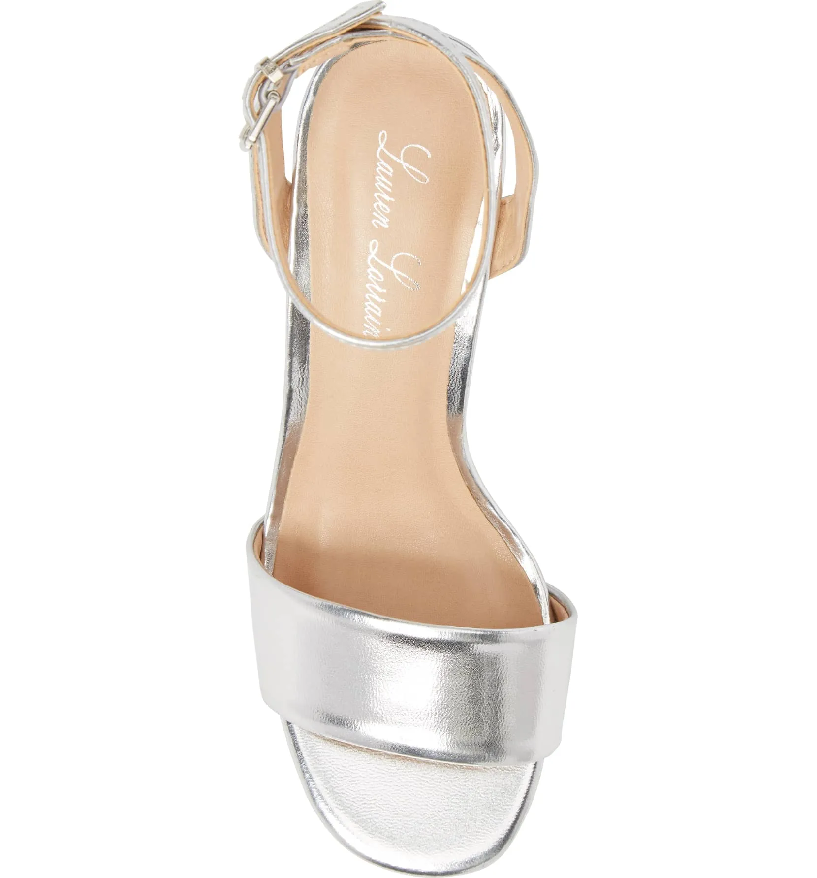 Toe Silver Jamie Open Sandal Formal Dress Low Block Time-saving Heel Lauren Pumps Lorraine Only today
