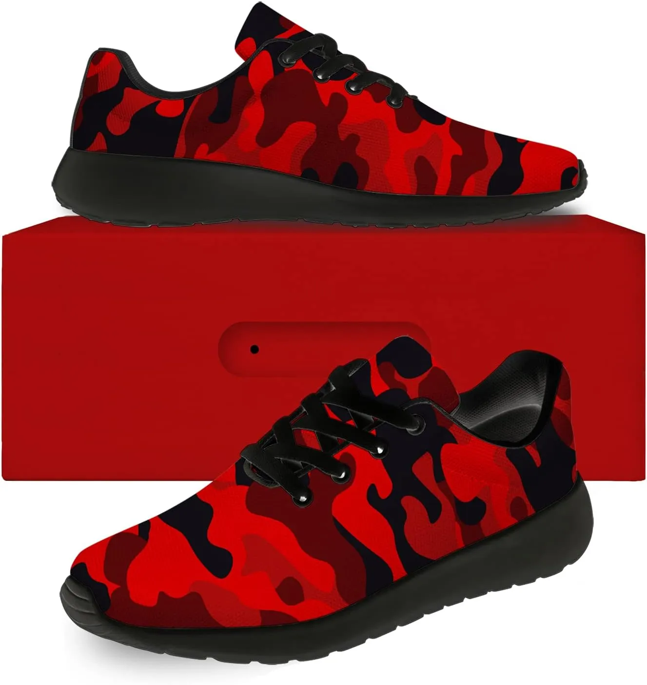 Unisex Camouflage Sneakers for Women & Men, Breathable & Lightweight, All Occasions