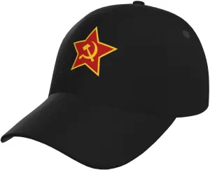 USSR Hammer & Sickle Hat Adult Baseball Cap Trucker Sun Visor Outdoor for Men Women