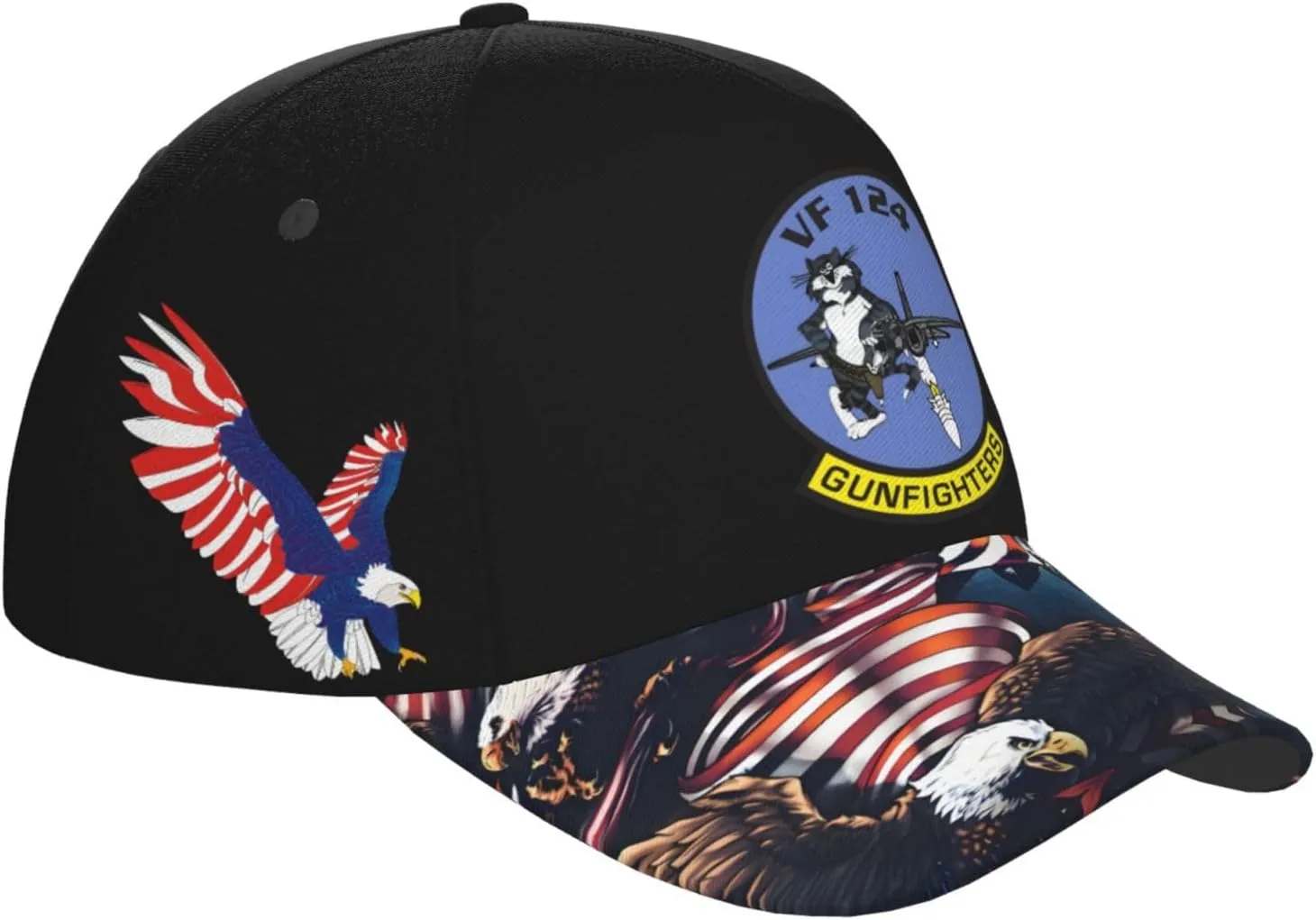 Vf-124 Squadron Hat Adjustable Baseball Cap for Men Women Dad Hat