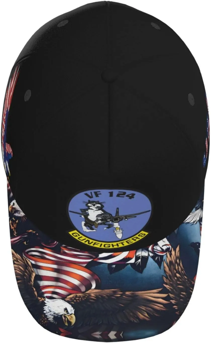 Vf-124 Squadron Hat Adjustable Baseball Cap for Men Women Dad Hat
