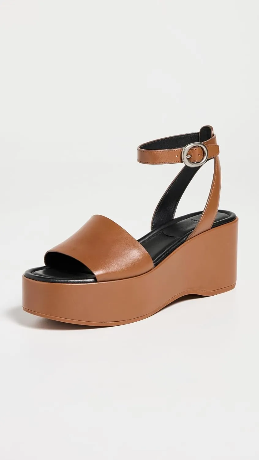 Vince Womens Phillipa Platform Ankle Strap Sandals