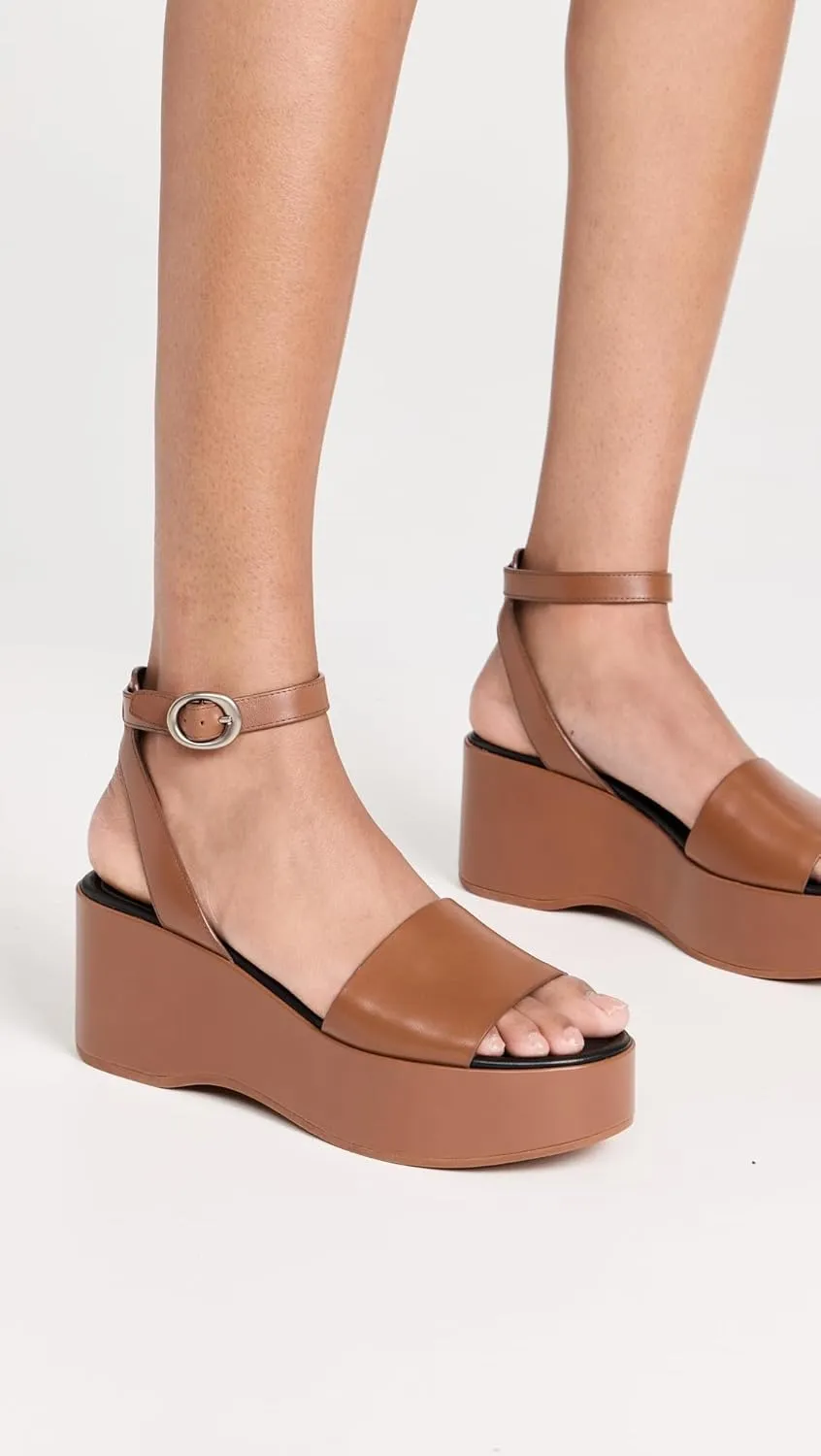 Vince Womens Phillipa Platform Ankle Strap Sandals