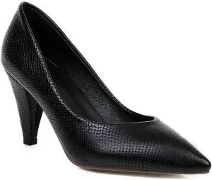 VOKLIN Women's Fashion Pointed Toe Comfy Kitten Low Heels Pumps Slip On Formal Work Office Dress Pump Shoes