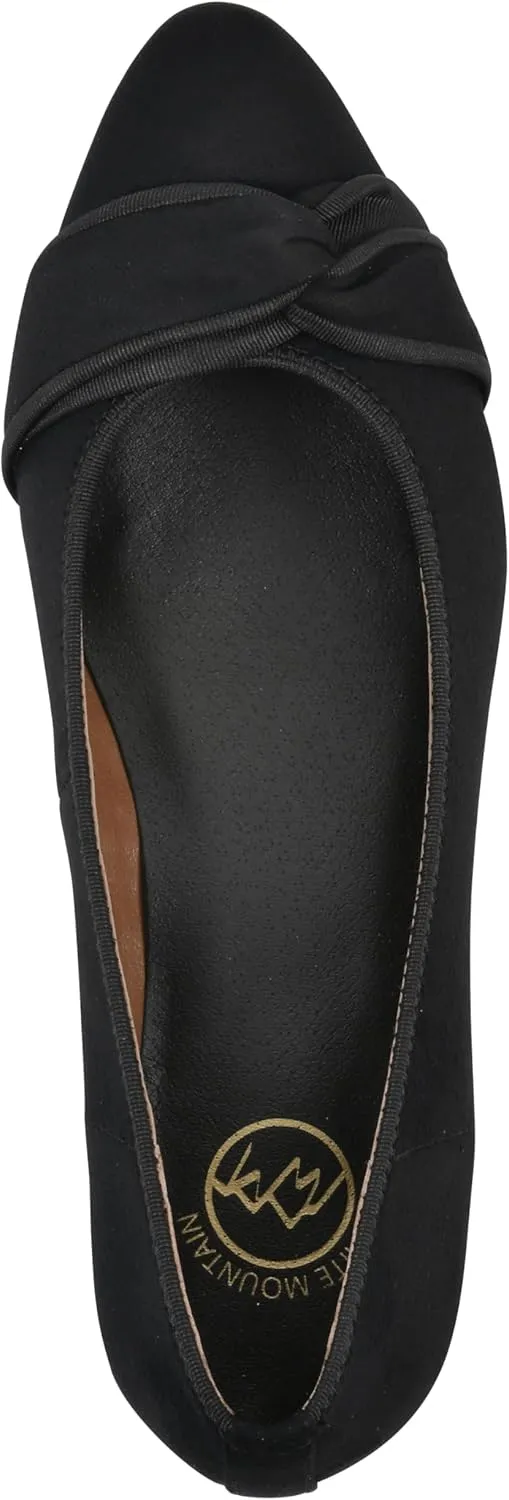 WHITE MOUNTAIN Women's Bordeaux Dressy Crisscross Block Heel