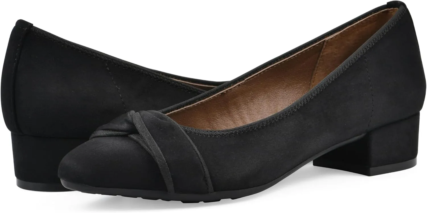 WHITE MOUNTAIN Women's Bordeaux Dressy Crisscross Block Heel