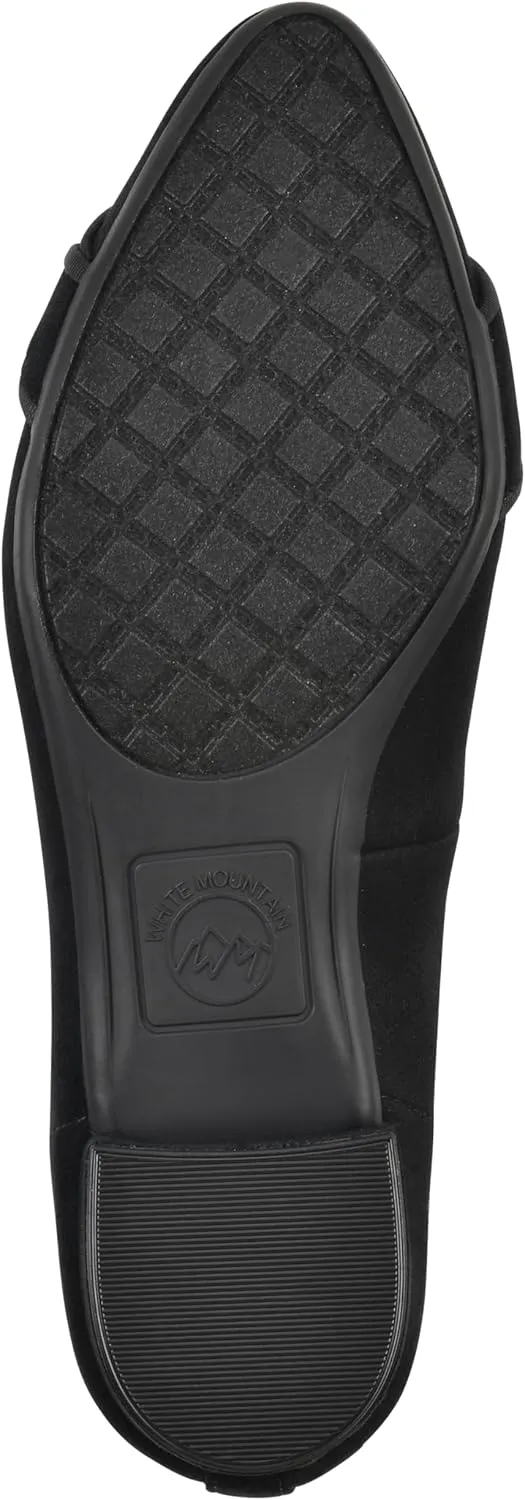 WHITE MOUNTAIN Women's Bordeaux Dressy Crisscross Block Heel