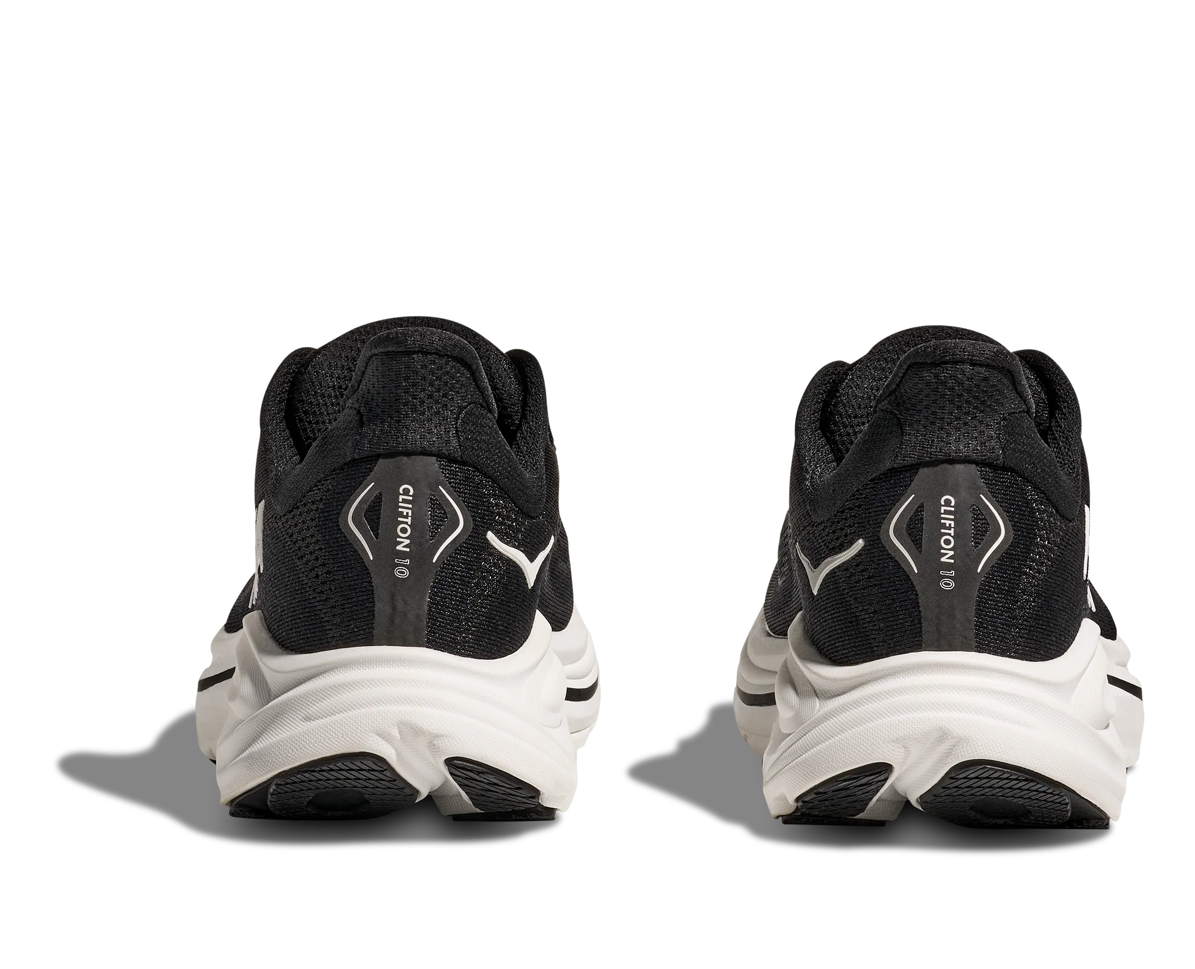 WOMEN'S CLIFTON 10 - B - BWHT BLACK / WHITE