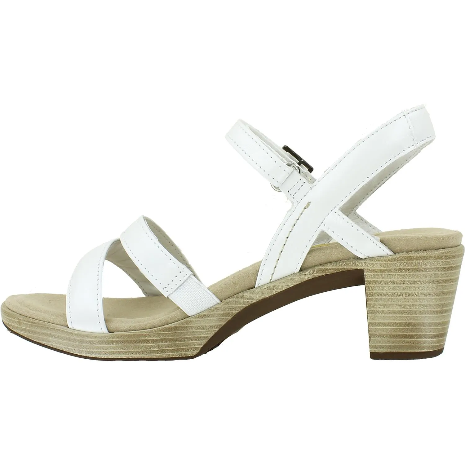 Women's Naot Bounty White Pearl Leather