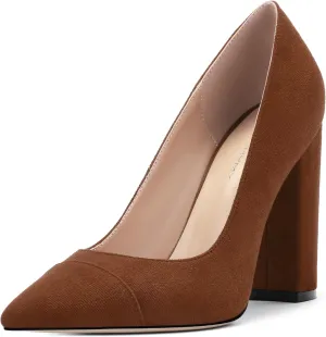 Women's Pumps, Pointed Toe High Heel Fashion Shoes for Women, Women Shoes for Workplace, Street and Banquet.3.9inches